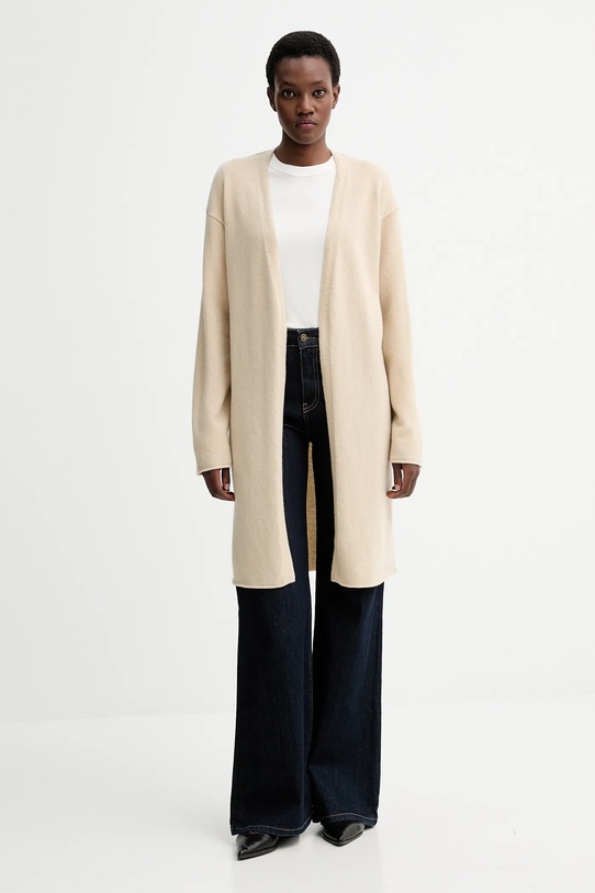 Filippa K kardigan wełniany wełna beżowy 31863.FK