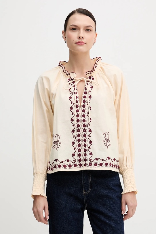 Hoss Intropia bluzka długi beżowy 6282695