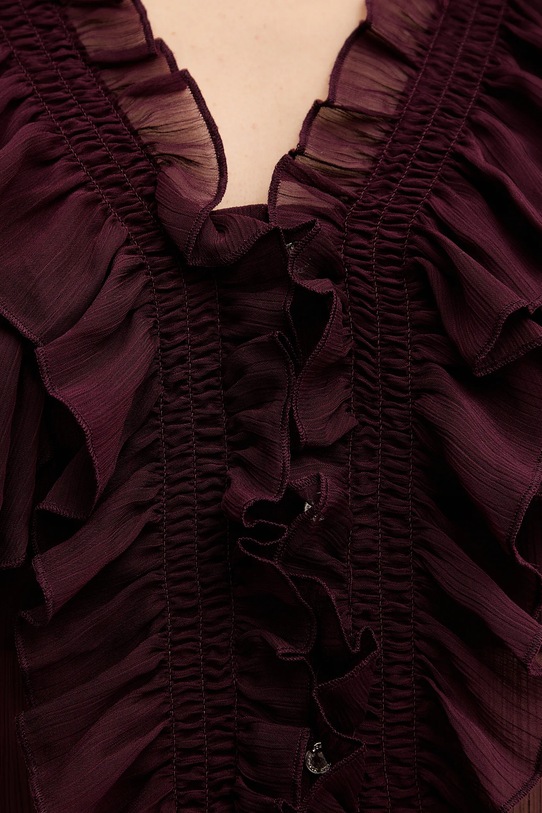 Morgan camicetta CATHY granata