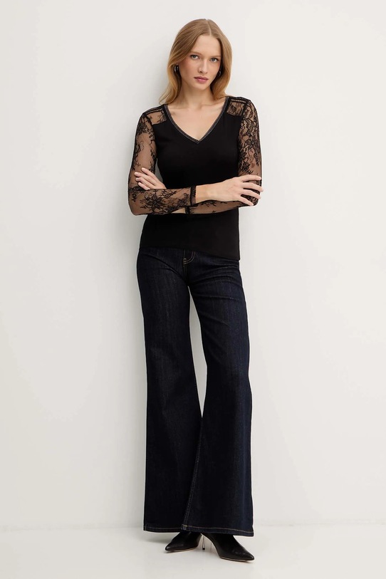 Morgan bluză TSABINE negru AW25