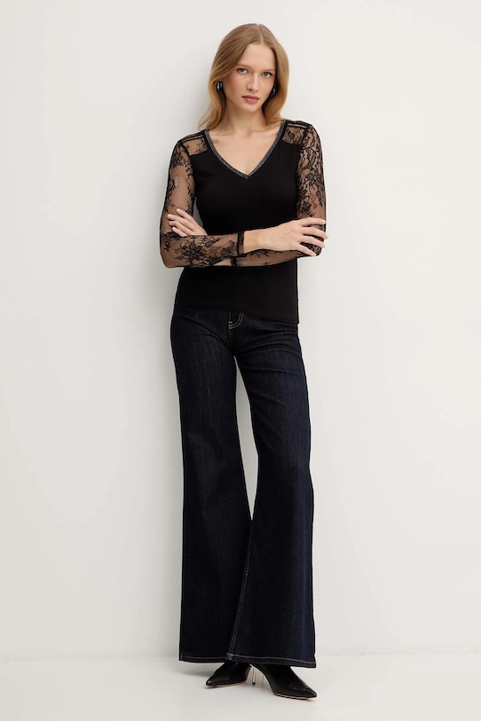 Morgan bluză TSABINE negru AW25