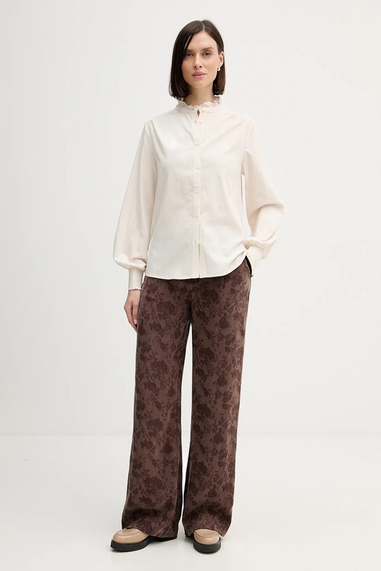 Pedro del Hierro koszula sztruksowa 6632017 beżowy AW25