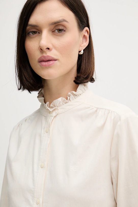 Pedro del Hierro koszula sztruksowa beżowy 6632017