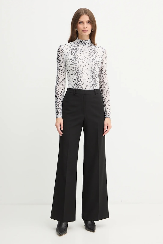 Majica Karl Lagerfeld A4W17044 bela AW25