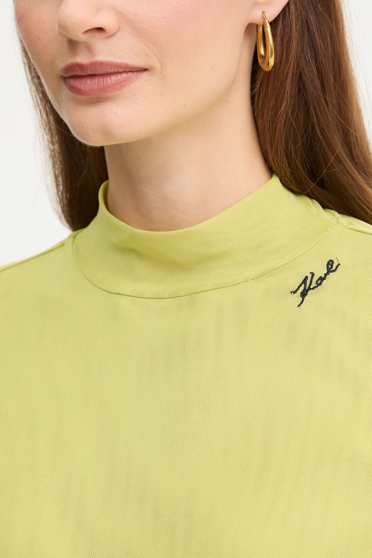 Karl Lagerfeld bluzka A4W17044 zielony