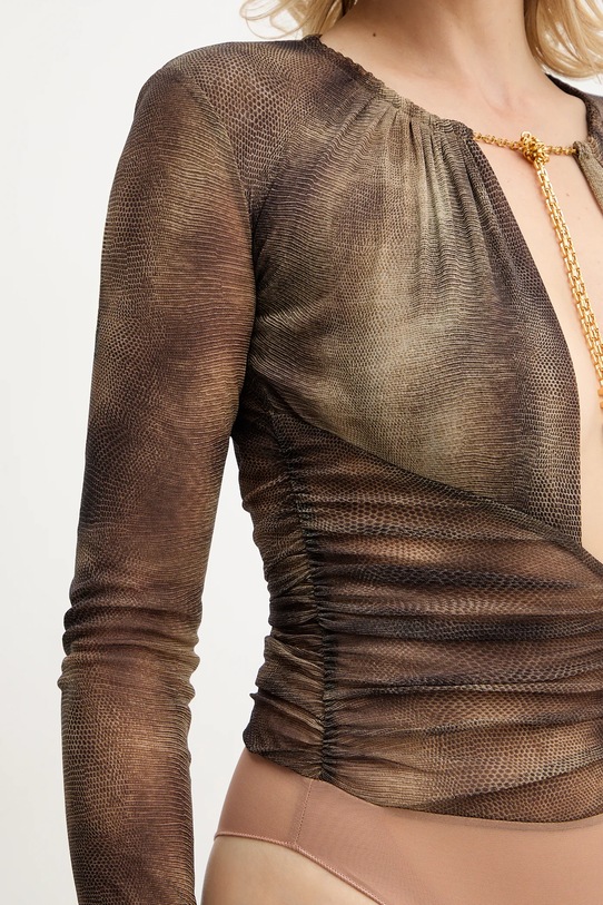 Body Elisabetta Franchi hnědá BO02057E2
