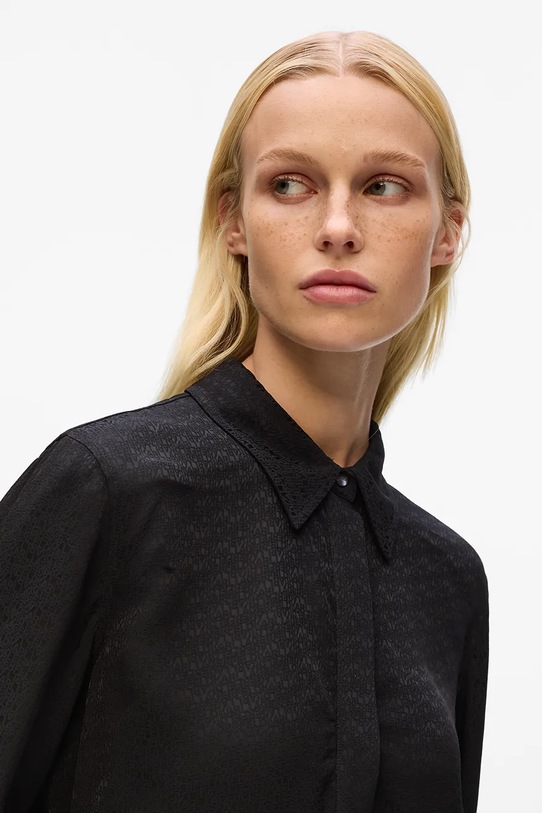 Oblečenie Blúzka Karl Lagerfeld A4W11012 čierna