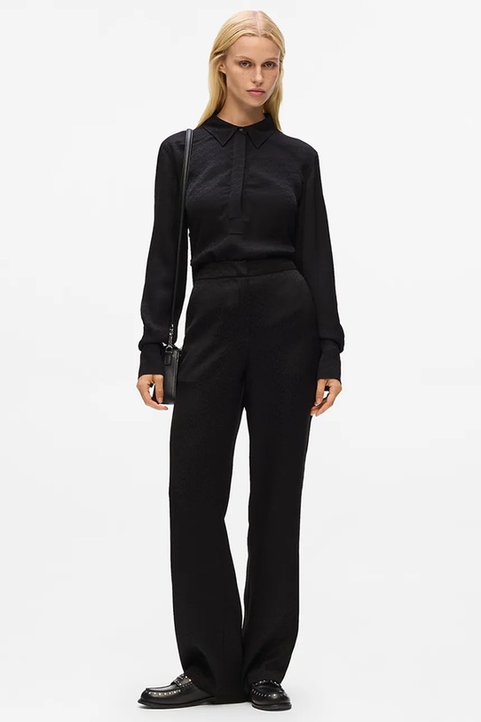 Blúzka Karl Lagerfeld čierna A4W11012