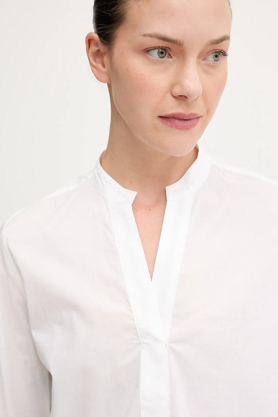 Marc O'Polo bluză din bumbac alb 508092142169