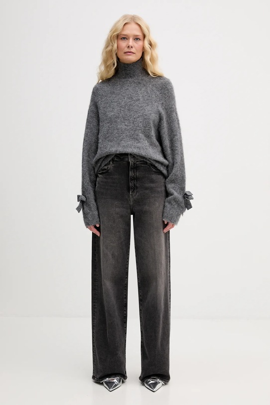 Aniye By sweter z dodatkiem wełny 181007 szary AW25