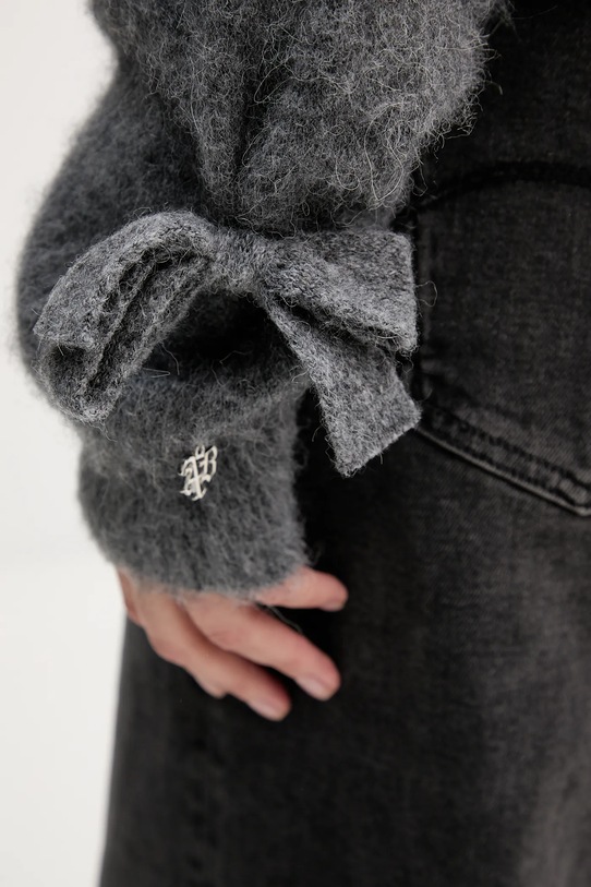 Aniye By sweter z dodatkiem wełny 181007 szary