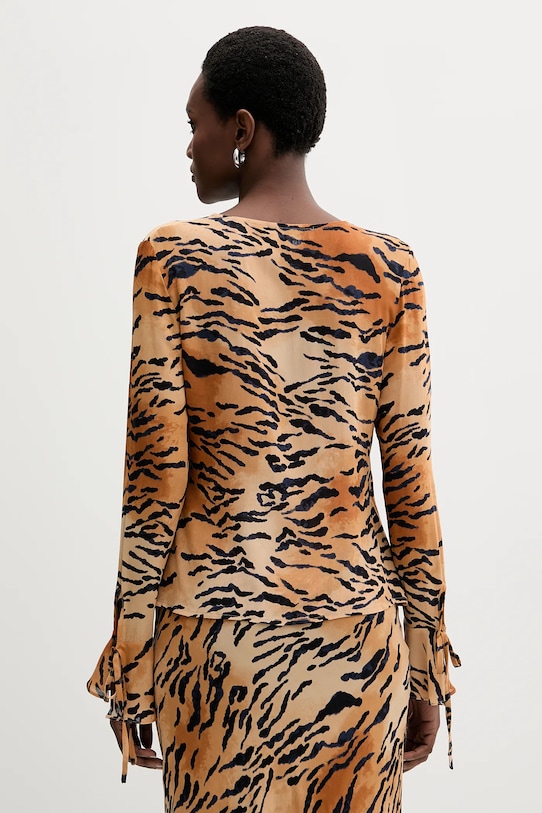 Oblečenie Blúzka Never Fully Dressed NFDTO1808 hnedá