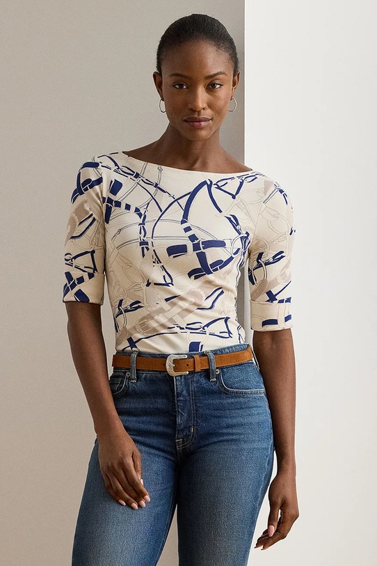 Блузка Lauren Ralph Lauren 200P02003 бежевый