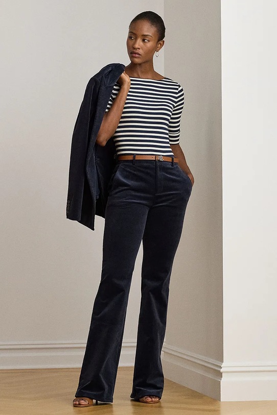 Odzież Lauren Ralph Lauren bluzka 200980041 granatowy