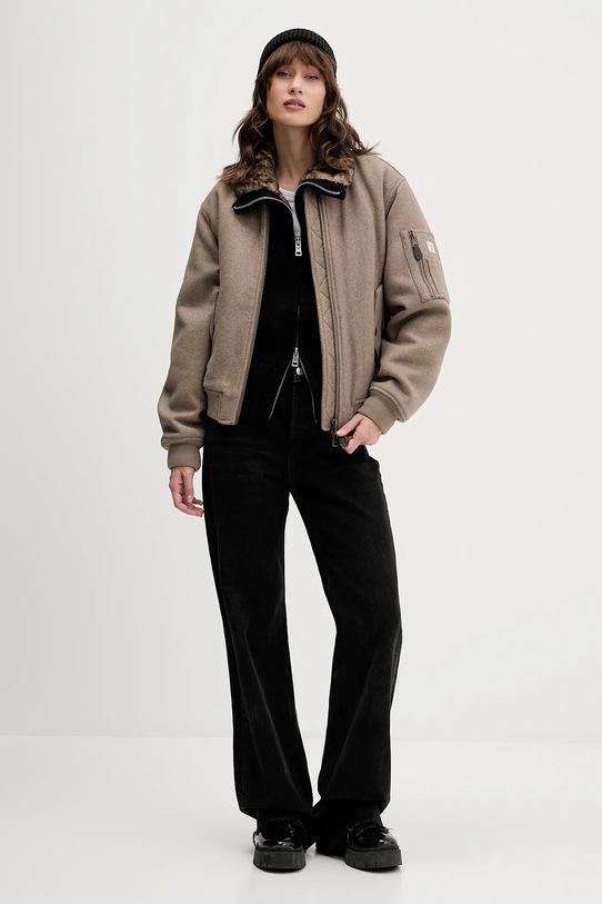 Кардиган с добавлением шерсти Guess Jeans W5BR11.Z0561 чёрный AW25