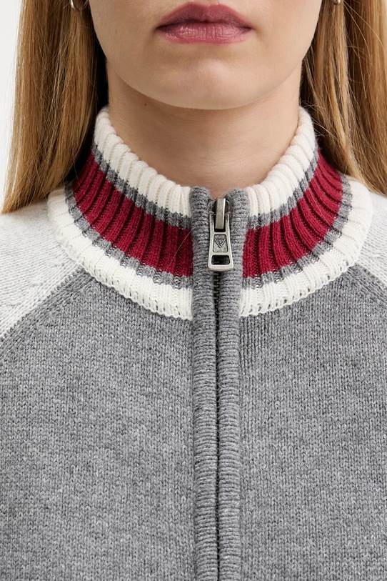 Кардиган с добавлением шерсти Guess Jeans W5BR12.Z0561 серый