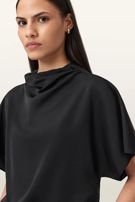 AllSaints bluzka damska LESLIE czarny W024PD