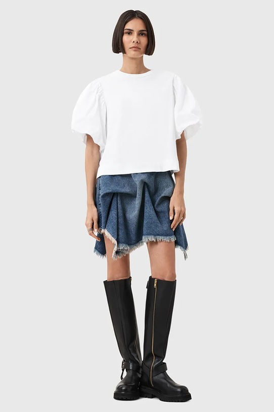 AllSaints t-shirt bawełniany JESS W031JD biały