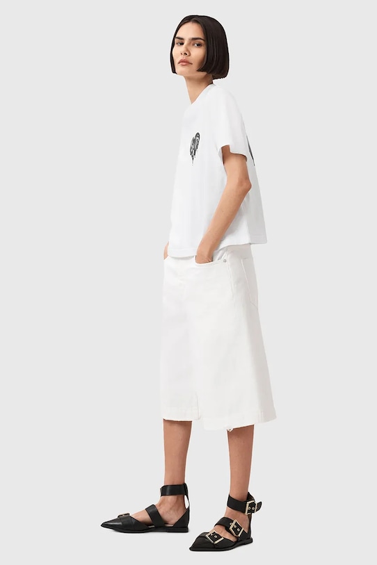 Tričko AllSaints TRIP biela W033JD