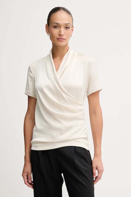 Blúzka Joseph Ribkoff jednofarebný béžová 253237F25