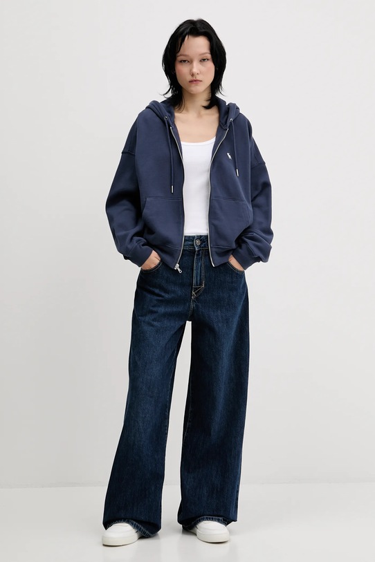 Hollister Co. longsleeve KI339.5067.100 beżowy AW25