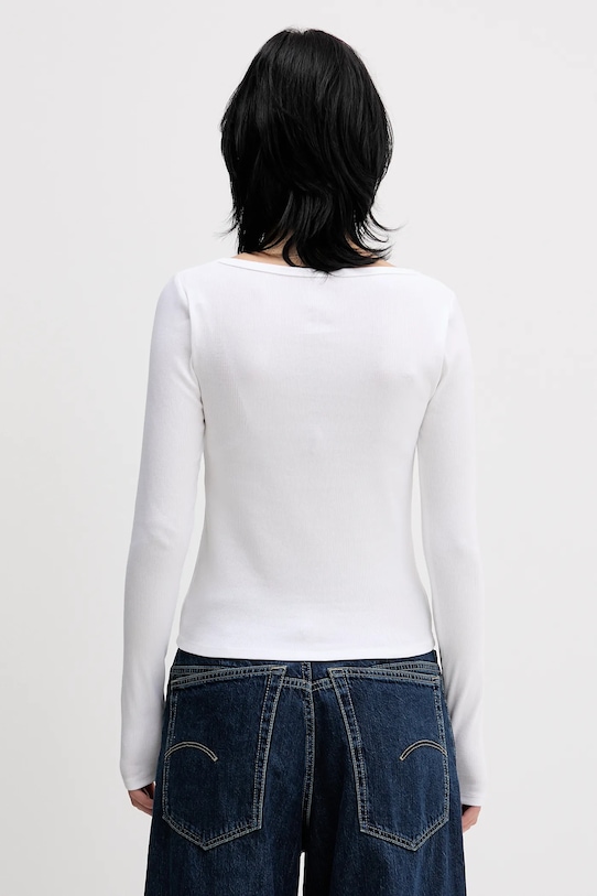 Дрехи Блуза с дълги ръкави Hollister Co. KI339.5067.100 бежов