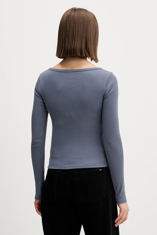 Odzież Hollister Co. longsleeve KI339.5067.201 niebieski