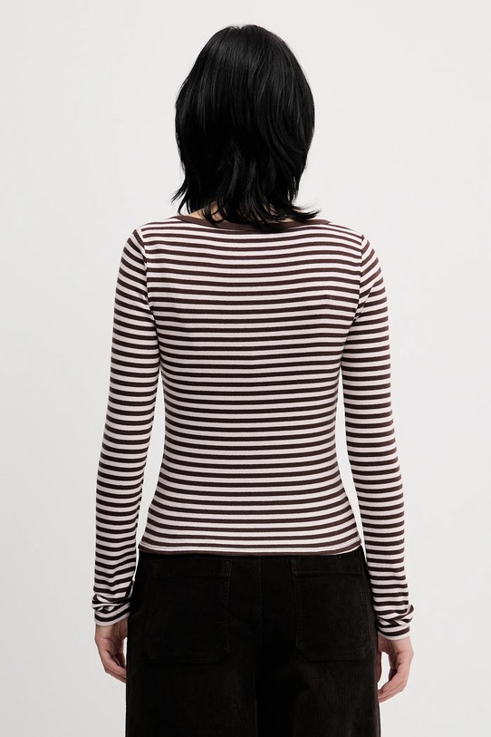 Odzież Hollister Co. longsleeve KI339.5067.404 brązowy