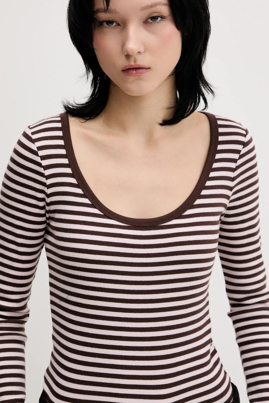 Hollister Co. longsleeve brązowy KI339.5067.404