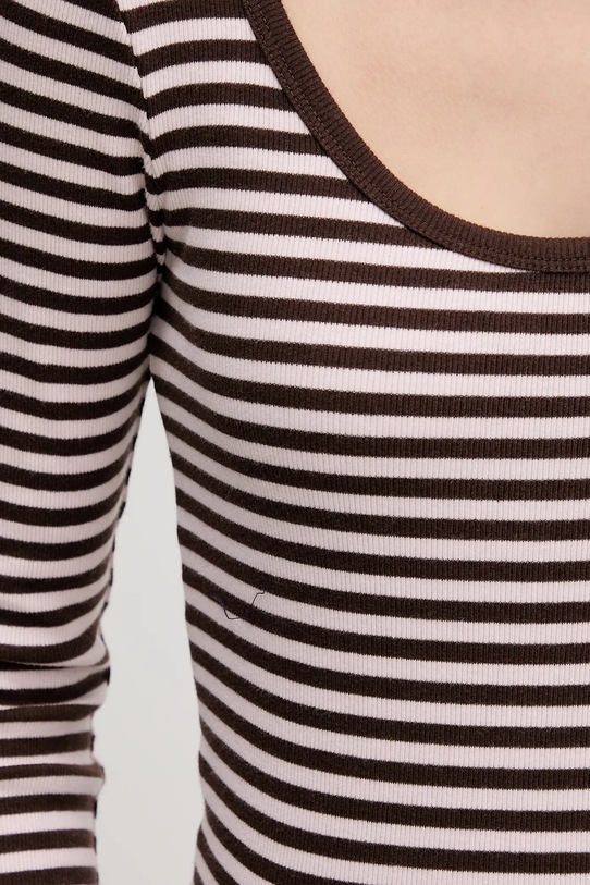 Hollister Co. longsleeve KI339.5067.404 brązowy