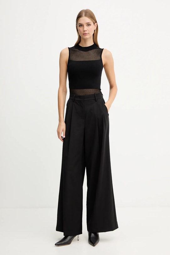 Morgan top MJULIE negru AW25