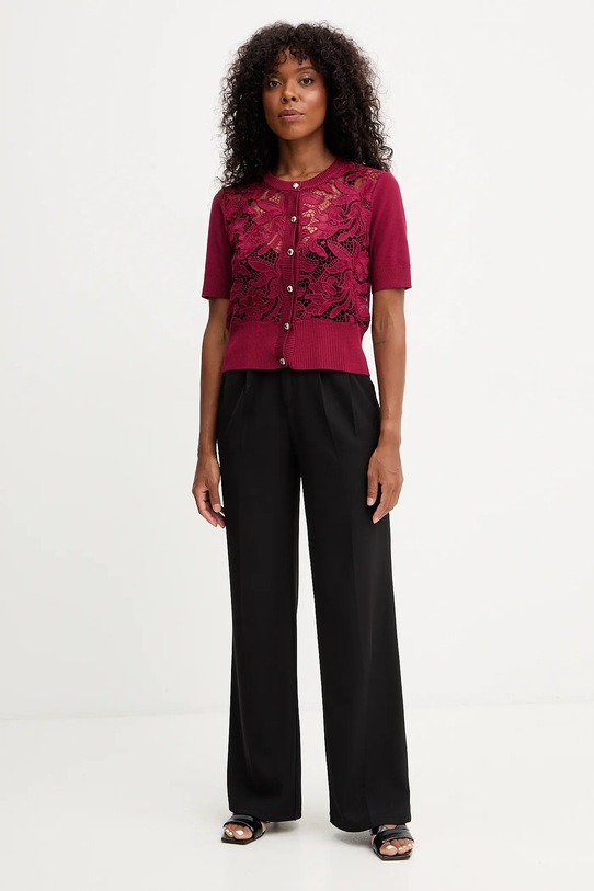 Πλεκτή ζακέτα Morgan MYONG κόκκινο AW25
