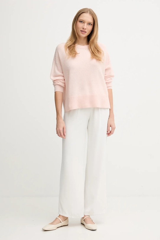 Светр з кашеміру Joseph Ribkoff 253980 рожевий AW25