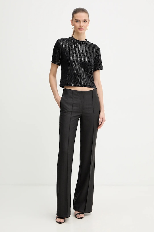 Morgan t-shirt DOLIVIA czarny AW25