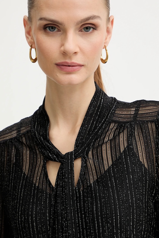 Morgan bluzka czarny TEVAL