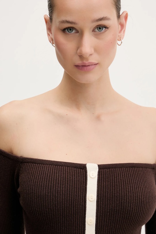 Abercrombie & Fitch sweter brązowy KI150.5429.480