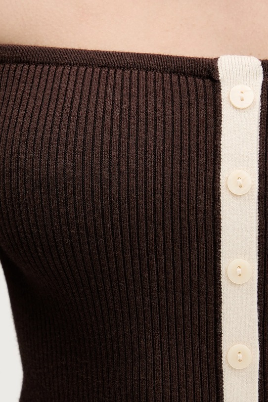 Abercrombie & Fitch sweter KI150.5429.480 brązowy