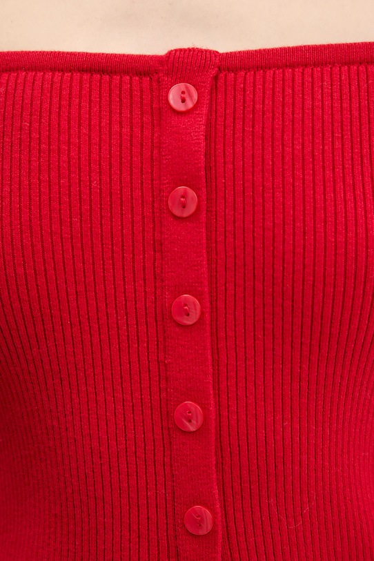 Μπλουζάκι Abercrombie & Fitch KI150.5429.500 κόκκινο