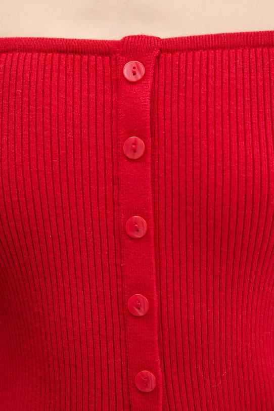 Abercrombie & Fitch bluzka KI150.5429.500 czerwony