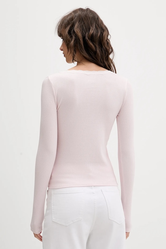 Odzież Hollister Co. longsleeve KI339.5001.610 różowy