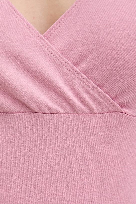 Tričko s dlhým rukávom Hollister Co. KI339.5066.620 ružová