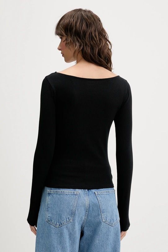 Odzież Hollister Co. longsleeve KI339.5287.900 czarny