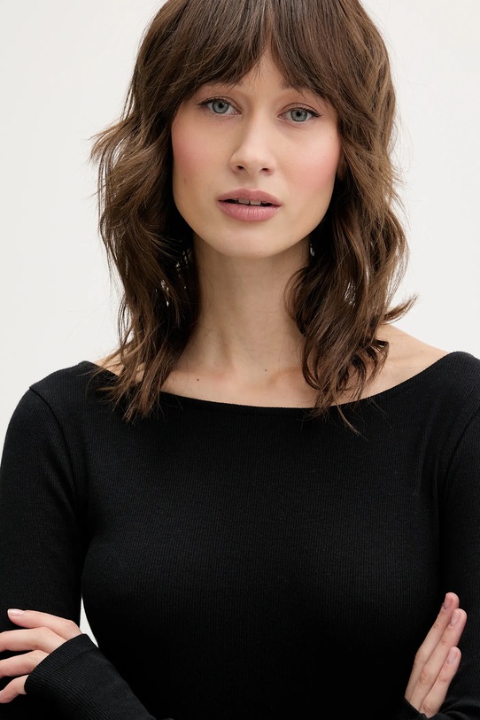 Μακρυμάνικο Hollister Co. μαύρο KI339.5287.900