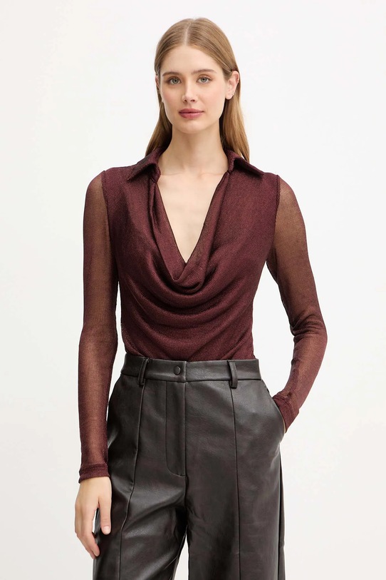 Bardot body casual bordowy 59561TB1
