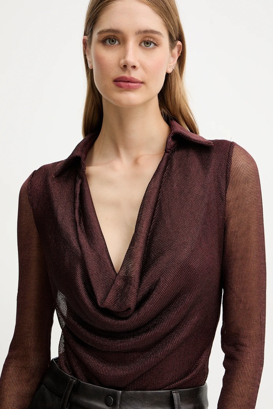Bardot body 59561TB1 bordowy