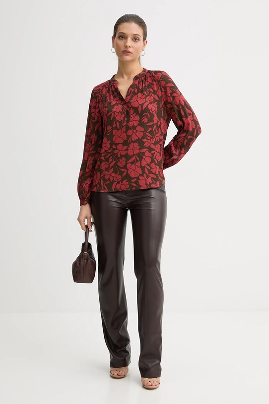 United Colors of Benetton bluzka 50IGDQ0CN bordowy AW25