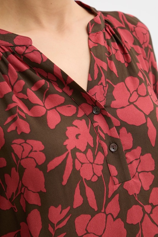 United Colors of Benetton bluzka 50IGDQ0CN bordowy