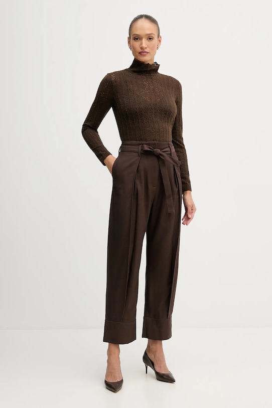 Πουλόβερ United Colors of Benetton 5W77DQ0AT καφέ AW25