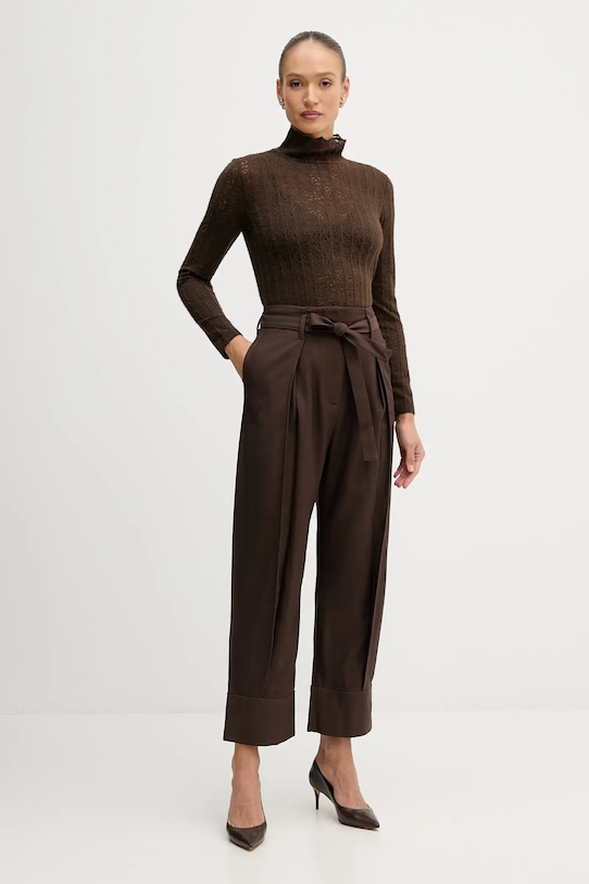 Sveter United Colors of Benetton 5W77DQ0AT hnedá AW25