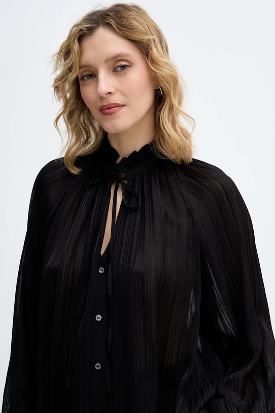 Sisley koszula czarny 5FGXLQ0A5